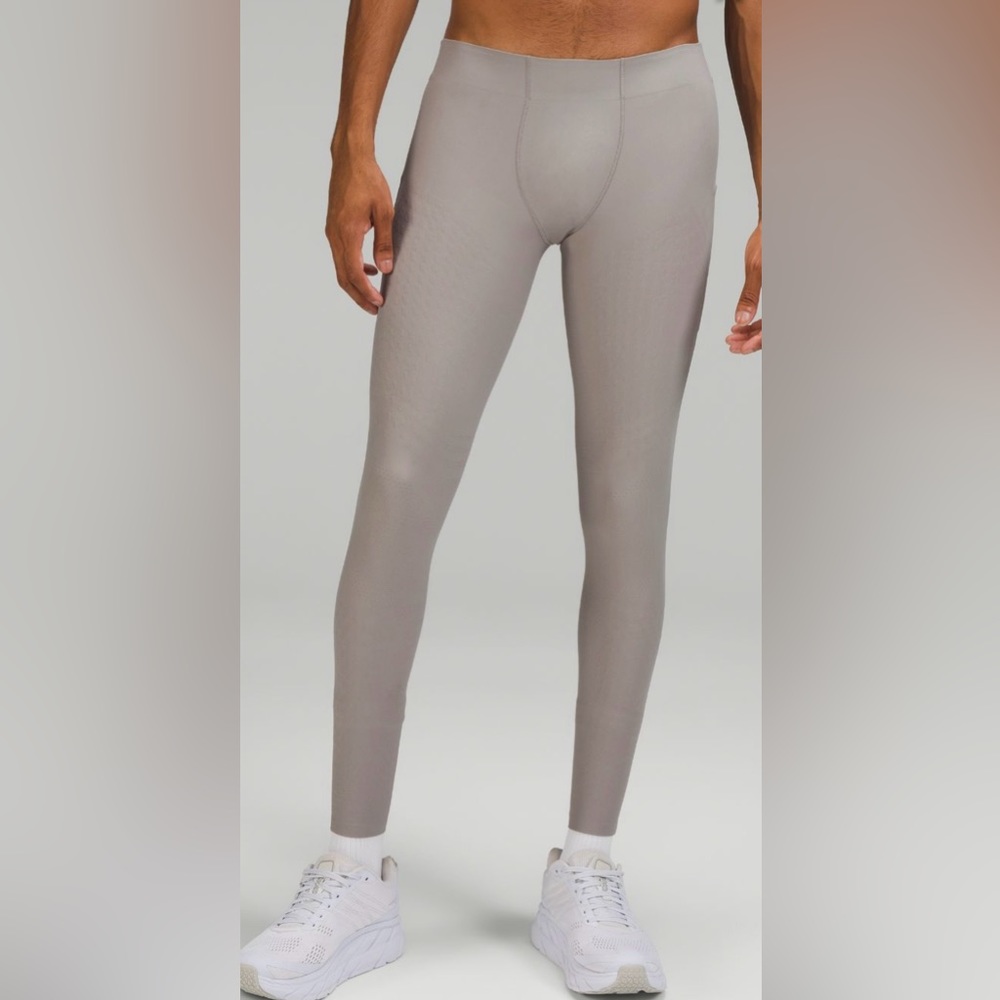 Lululemon SenseKnit Running Tight 28", Gray, Size L, NWT